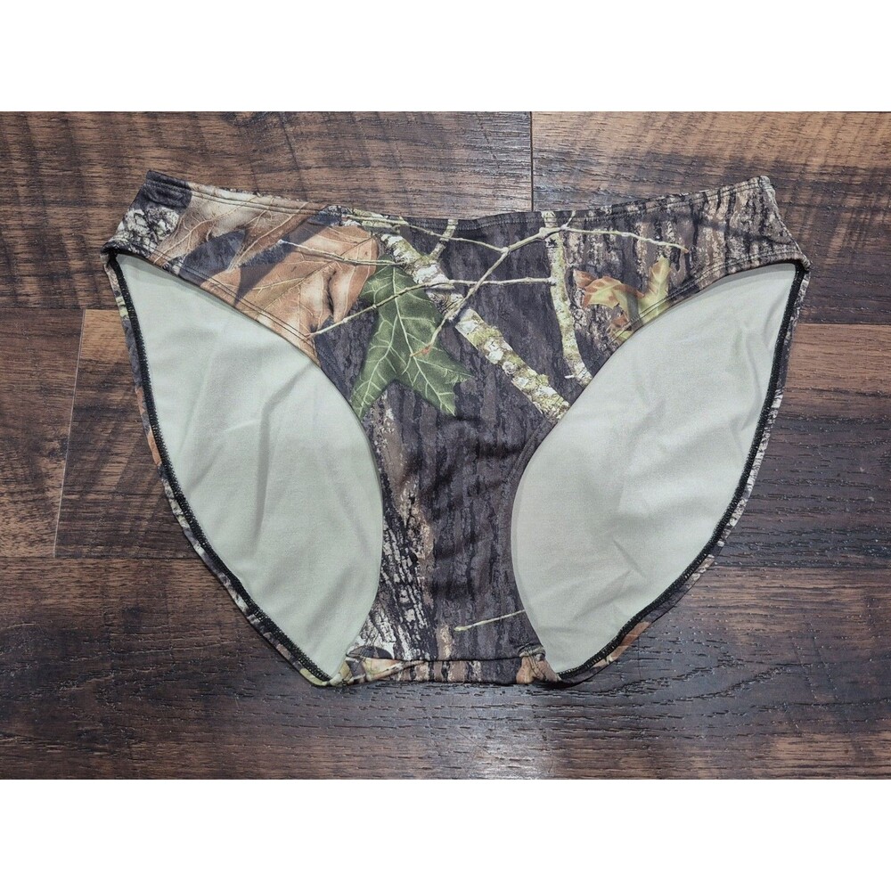 Hatchie WOMENS XL Mossy Oak Low Rise Camo Swim Bikini Bottom New